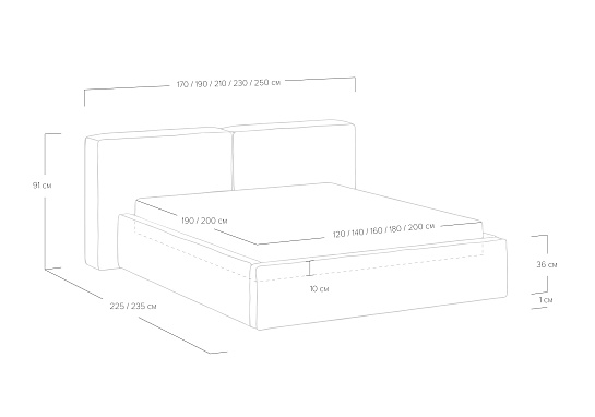 Кровать Europa